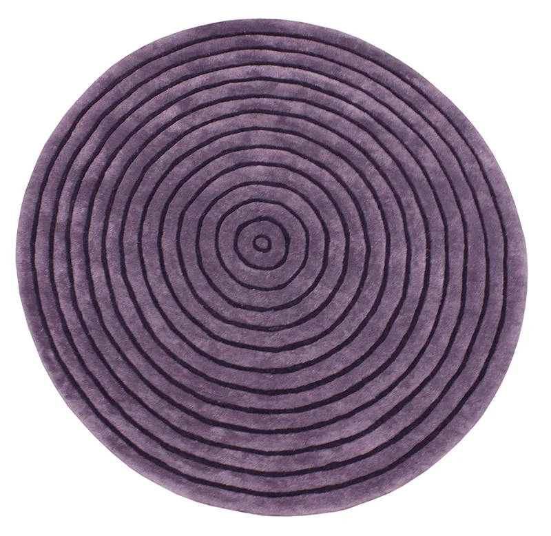 Индийский ковёр из шерсти и вискозы (HT 955 PURPLE/200x200)