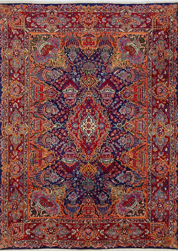 Иранский ковёр из шерсти (00-733/340x245)