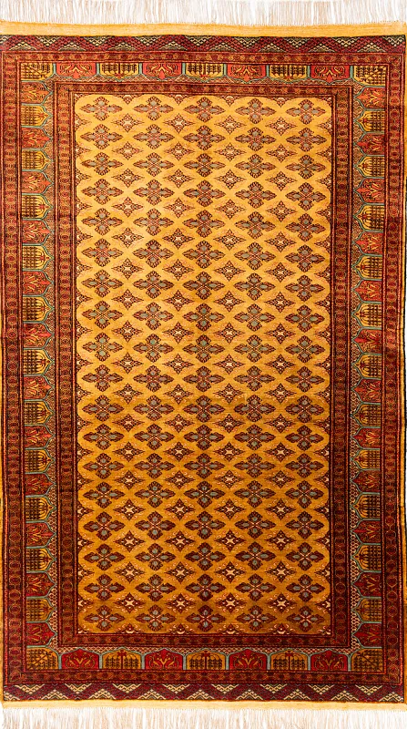 Иранский ковёр из шёлка (13-53913/243x149)