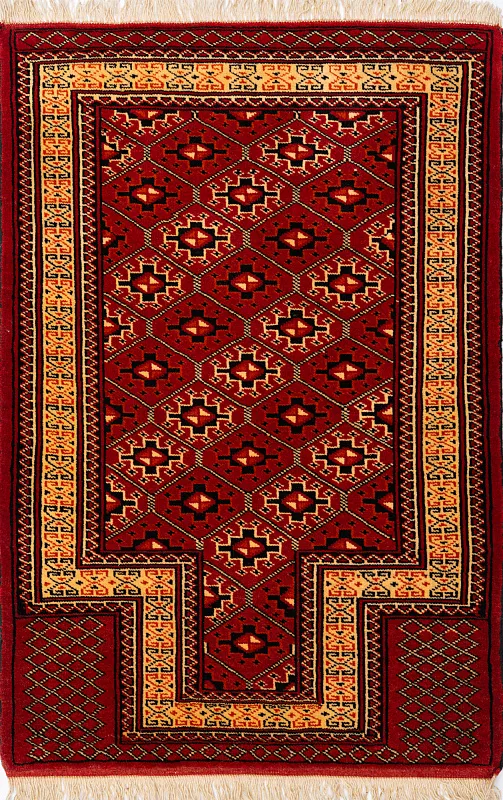 Иранский ковёр из шерсти  (13-49113/123x82)