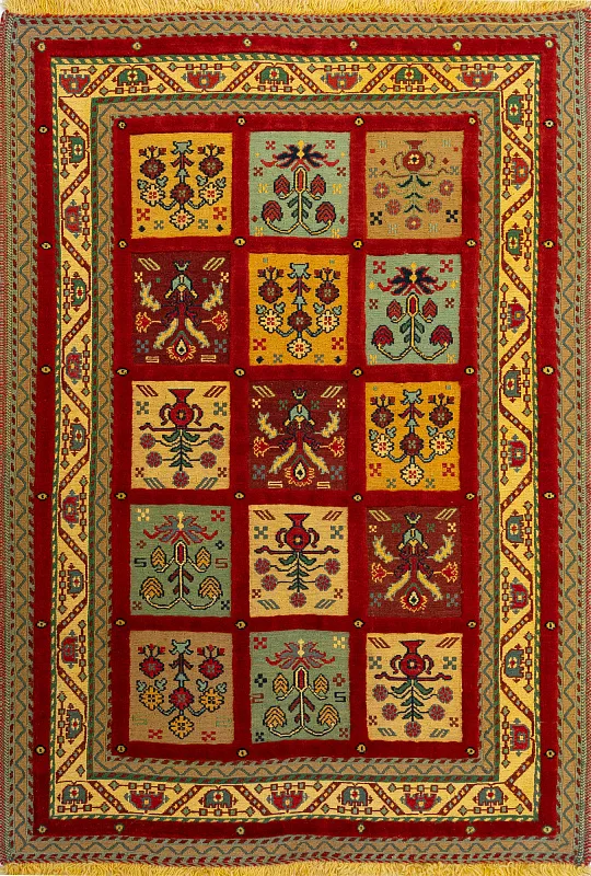 Иранский ковёр из шерсти (13-03813/158x105)