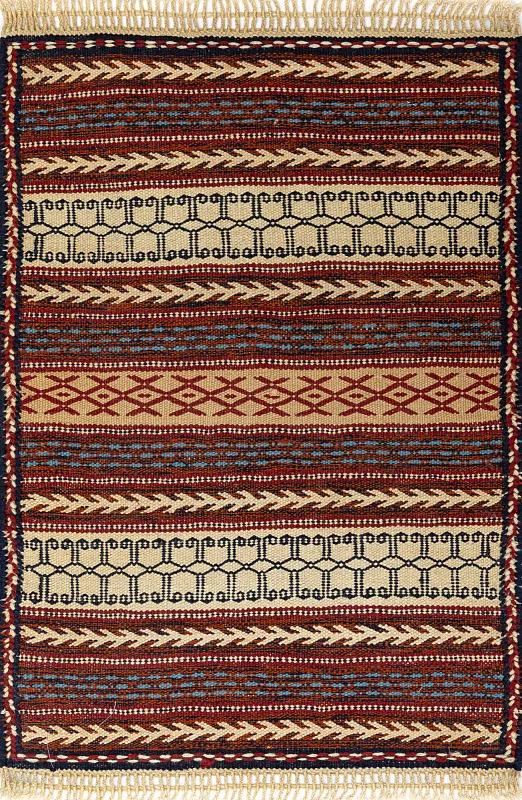 Иранский ковёр из шерсти  (17-0051316/90x63) 