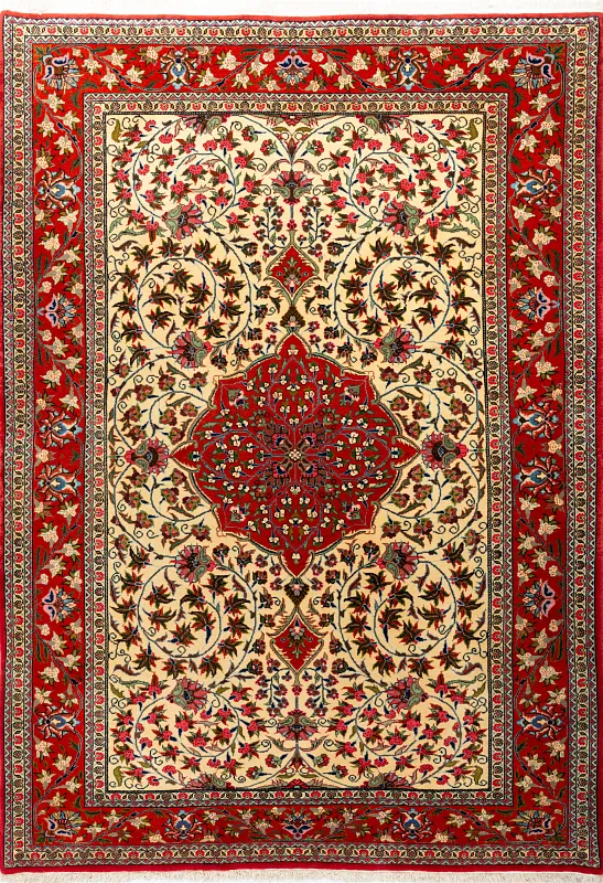 Иранский ковёр из шерсти (00-972/207x143)