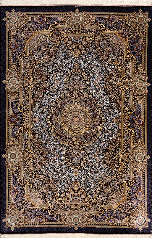 Иранский ковёр из шёлка (13-334/245x164)
