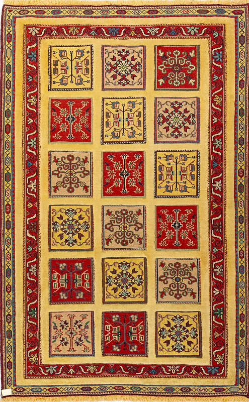 Иранский ковёр из шерсти (13-01713/164x103)