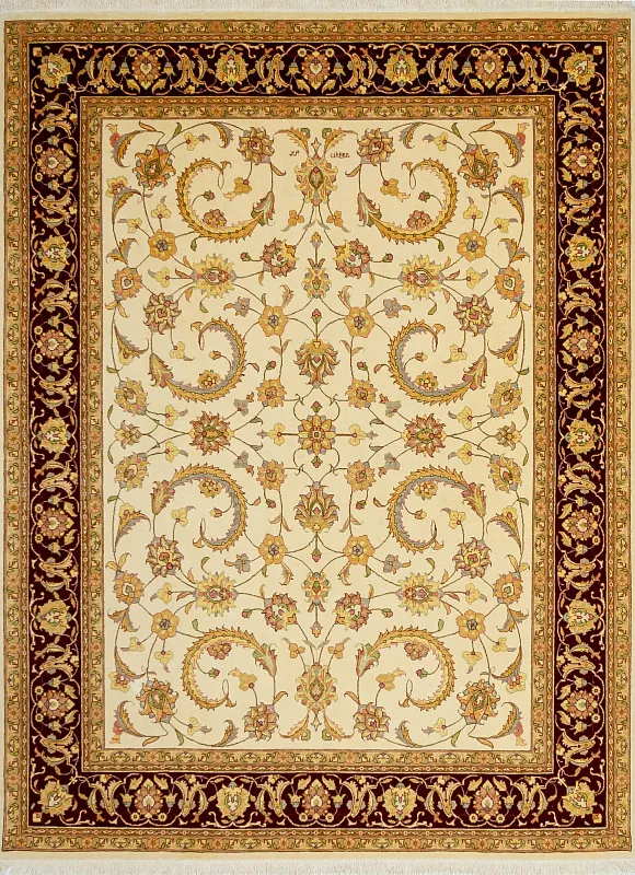 Иранский ковёр из шерсти (12-801/305x230)