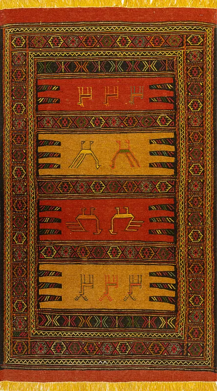 Иранский ковёр из шерсти  (17-01273053016/170x98)