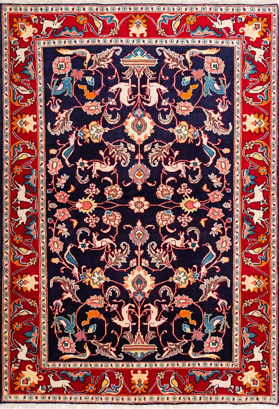 Иранский ковёр из шерсти (00-666/201x140)