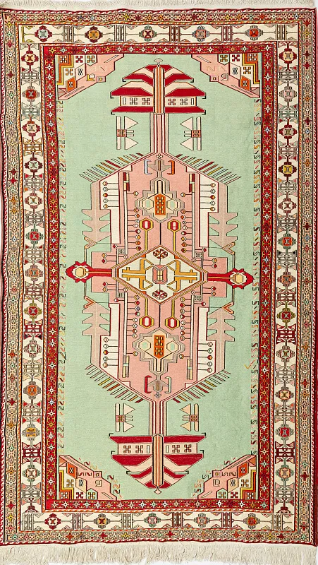 Иранский ковёр из шерсти (05-246/200x120)