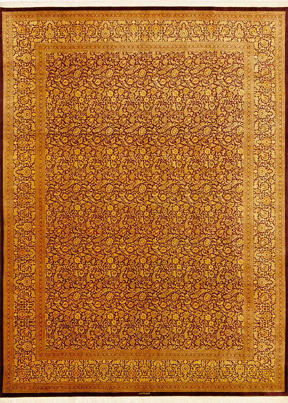Иранский ковёр из шёлка (13-36/394x293) 