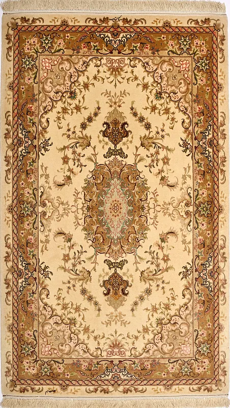 Иранский ковёр из шерсти и шелка (13-584/167x100)