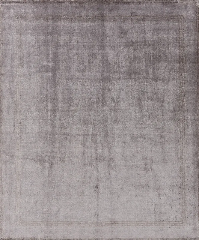 Индийский ковёр из арт-шёлка (22-DKGREY/border/300x250)