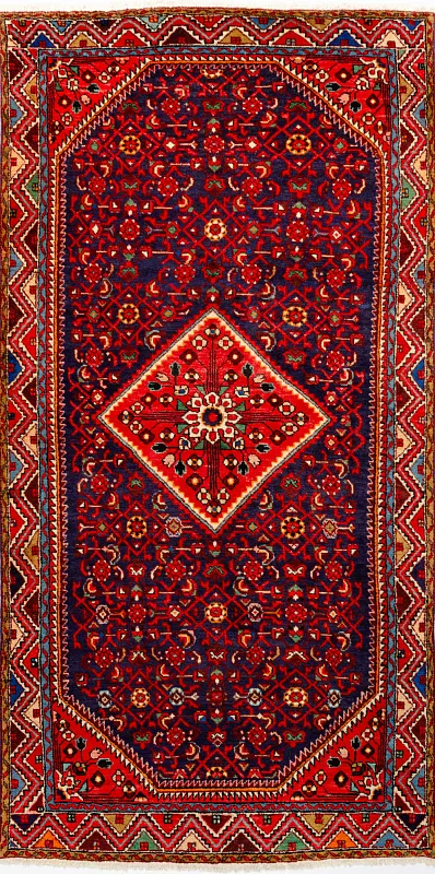 Иранский ковёр из шерсти (13-445/310x157)