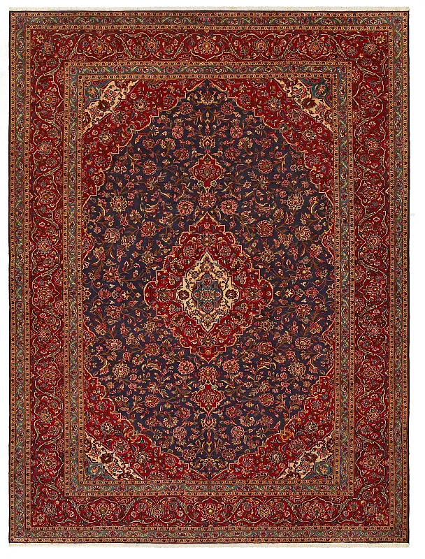 Иранский ковёр из шерсти (00-361/390x292)