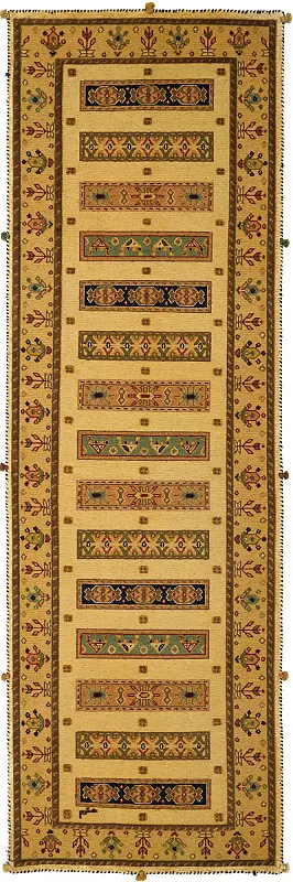 Иранский ковёр из шерсти (00-R780482/236x76)