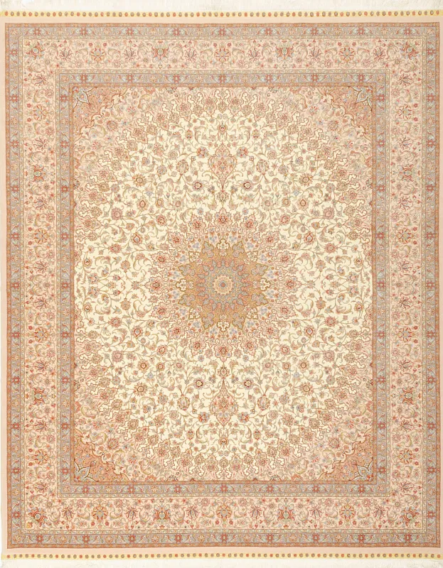 Китайский ковёр из шерсти и шёлка (11-2156/300x250)