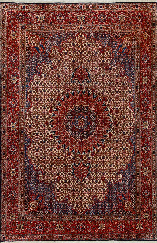 Иранский ковёр из шерсти (00-731/332x223)