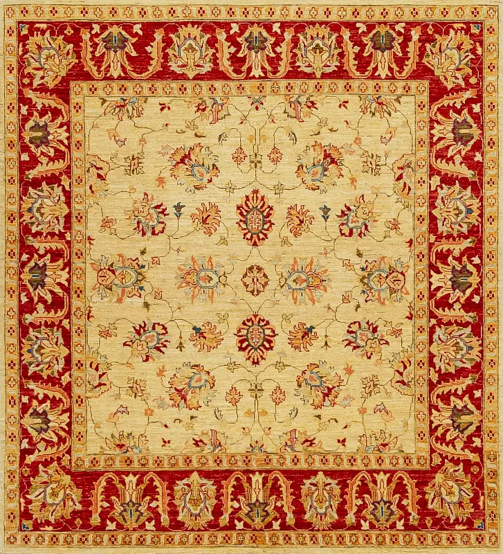 Индийский ковёр из шерсти (14-3036/213x194)