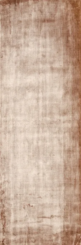 Индийский ковёр из арт-шёлка (VISCOSE/CHOCOLATE/300x100)
