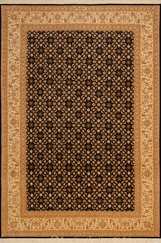 Иранский ковёр из шерсти и шёлка (14-68813/280х196)