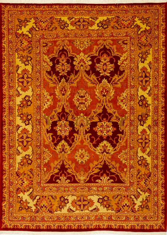 Иранский ковёр из шерсти (07-561/276x204)