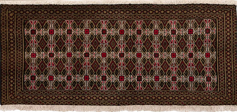 Иранский ковёр из шерсти (17-1032416 /110x45)
