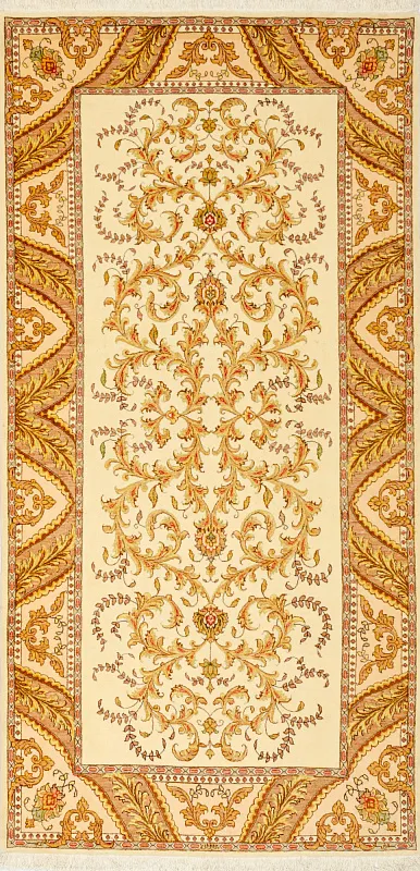 Иранский ковёр из шерсти (12-87/326x162)