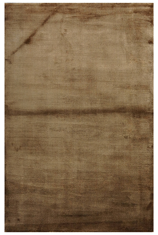 Индийский ковёр из арт-шёлка (VISCOSE/HL-134/BROWN/150x)