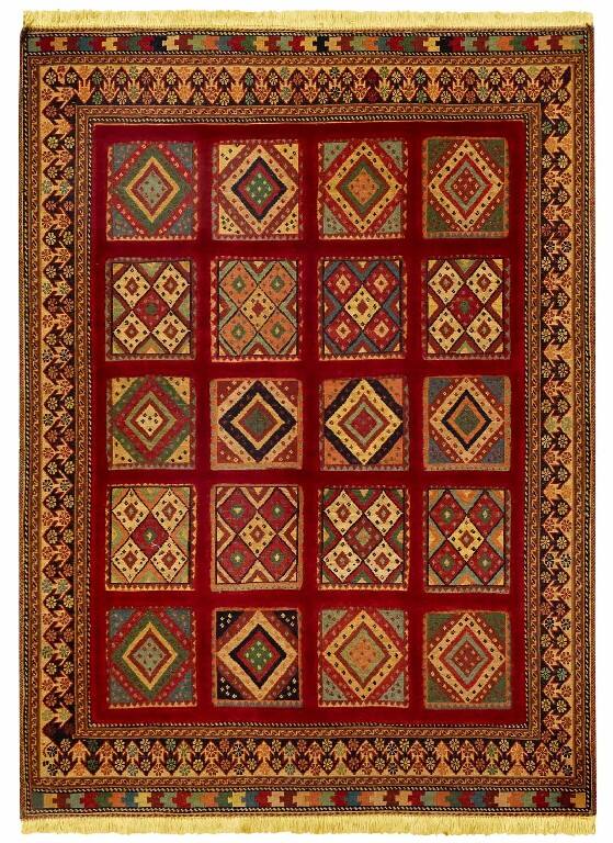 Иранский ковёр из шерсти  (15-12013/153x111) 