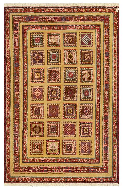 Иранский ковёр из шерсти  (15-01413/183x120) 