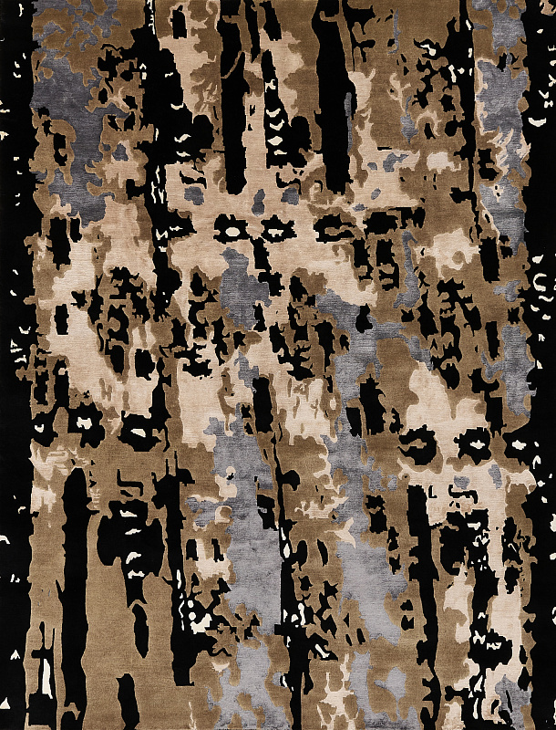 Индийский ковёр из шерсти и вискозы (15-10790/314x241)