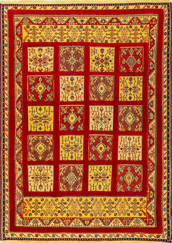 Иранский ковёр из шерсти (00-00/165x120)