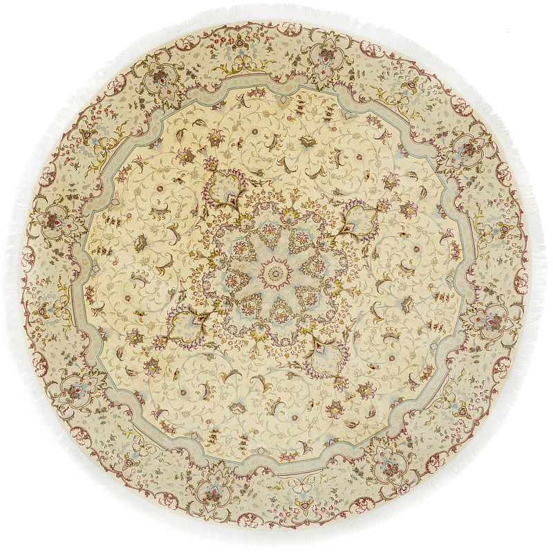 Иранский ковёр из шерсти и шёлка (11-711/242x242)