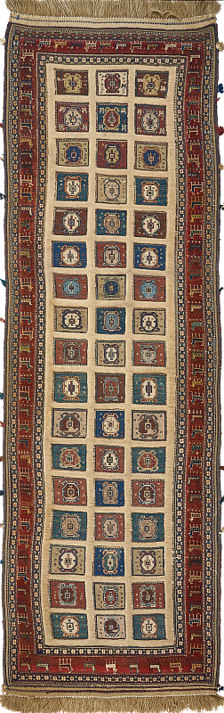 Иранский ковёр из шерсти (06-460/265x85)
