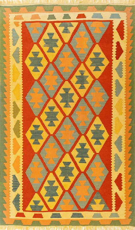 Иранский ковёр из шерсти (17-4054116/225x150)