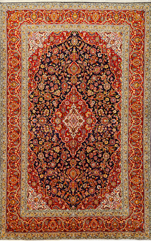 Иранский ковёр из шерсти (17-1308003916/365x235)