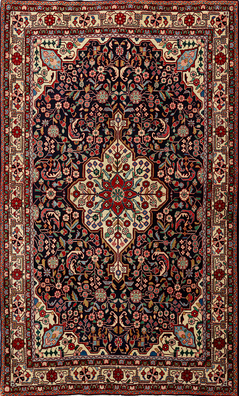 Иранский ковёр из шерсти  (17-01304030216/218x133)