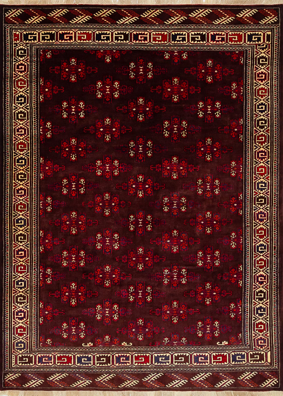 Иранский ковёр из шерсти (13-171/275x206) 