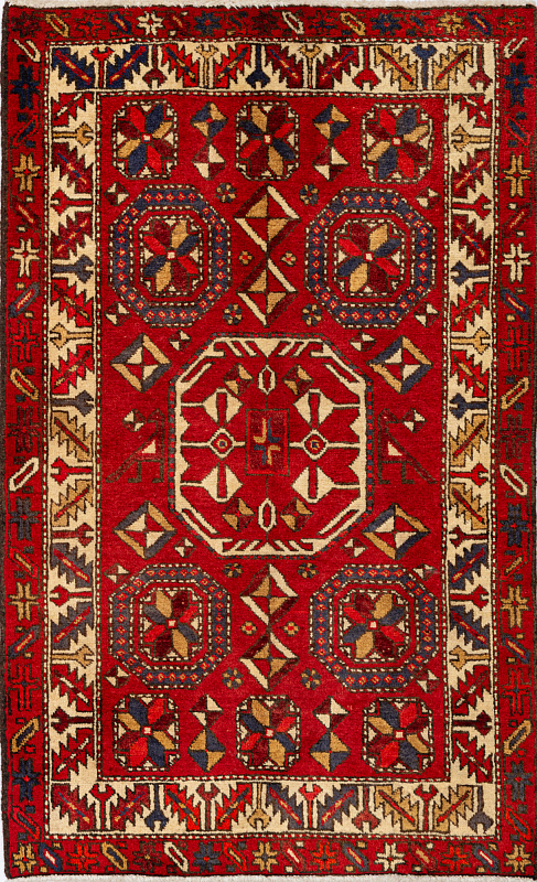 Иранский ковёр из шерсти (17-1301022716 /115x72)
