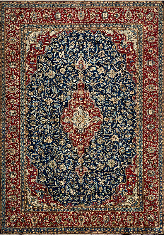 Индийский ковёр из шерсти (17-001216/485x340) 