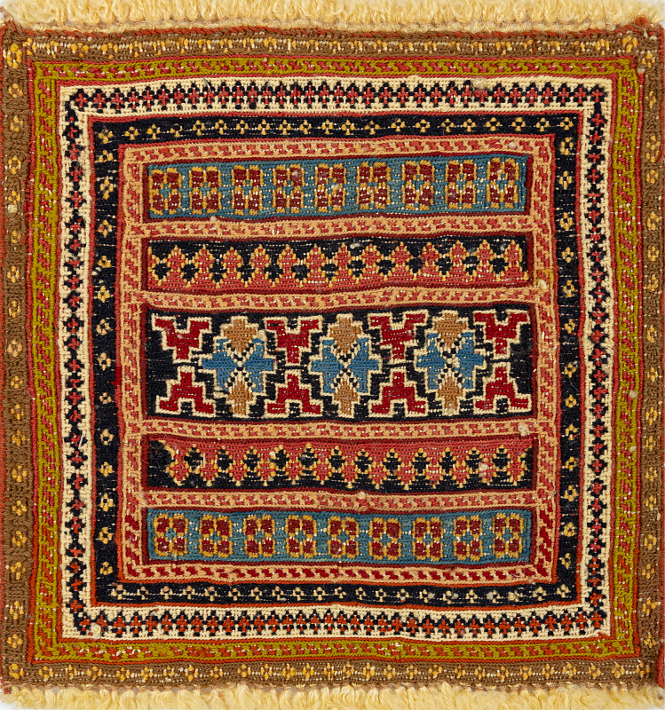Иранский ковёр из шерсти (15-19813/30x29)