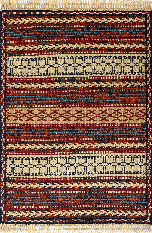 Иранский ковёр из шерсти  (17-0051316/90x63) 
