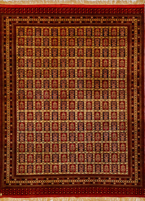 Иранский ковёр из шерсти  (13-48713/350x263) 