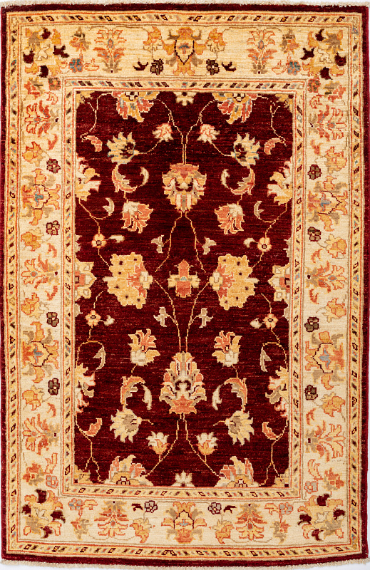 Индийский ковёр из шерсти (14-3150/133x89)