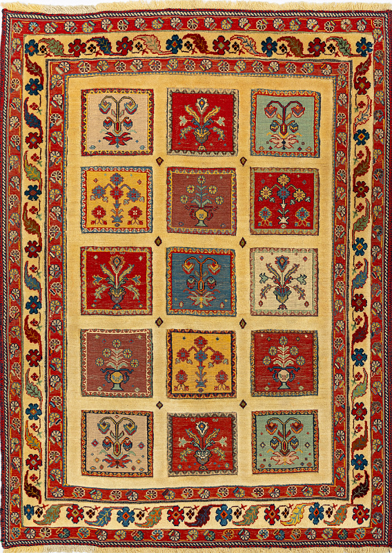 Иранский ковёр из шерсти  (15-2-04013/153x113) 