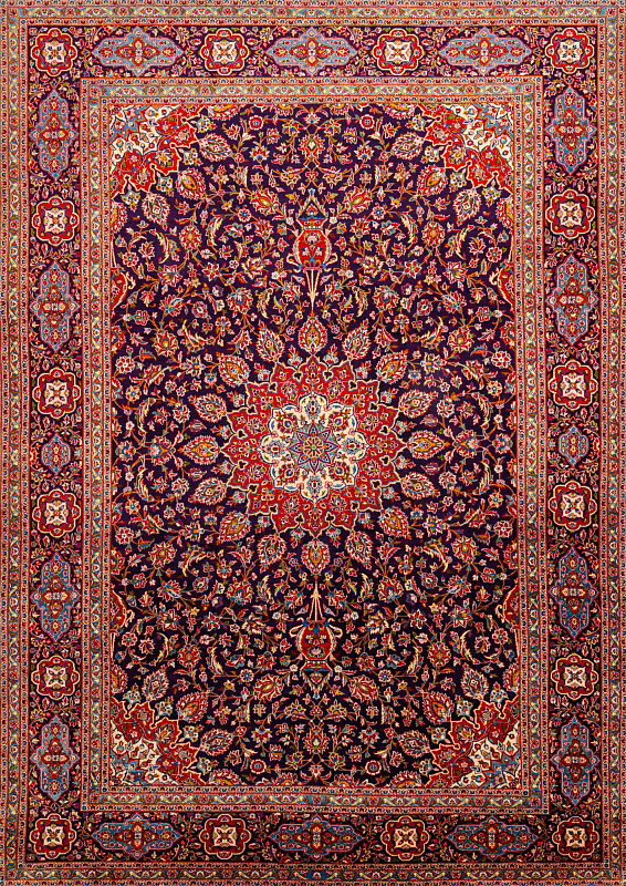 Иранский ковёр из шерсти (17-030416/420x298) 