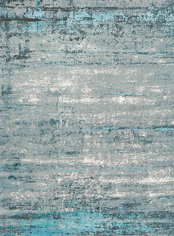 Индийский ковёр из шерсти и арт-шёлка (21-1104/367x277)