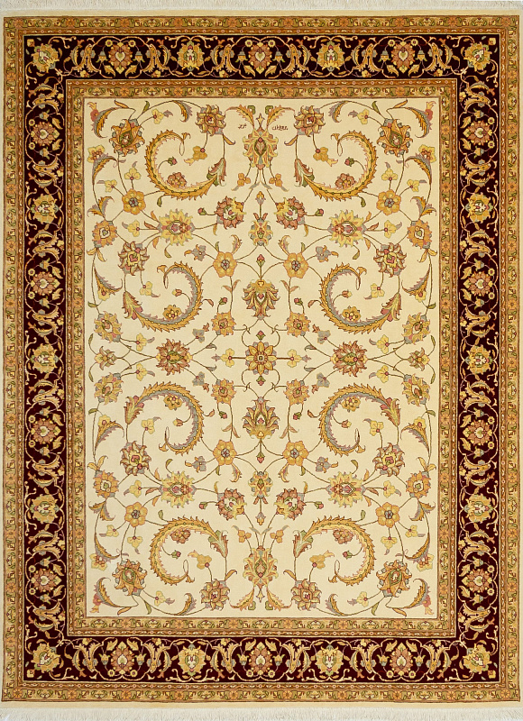 Иранский ковёр из шерсти (12-801/305x230)