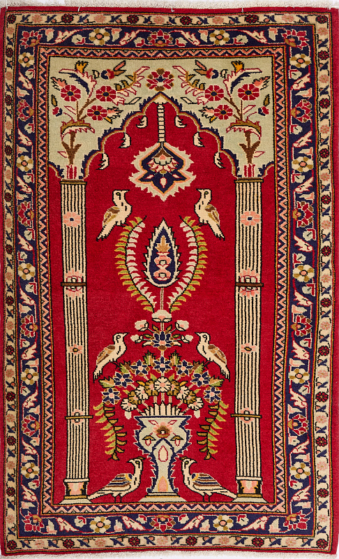 Иранский ковёр из шерсти (17-1032616 /135x85)