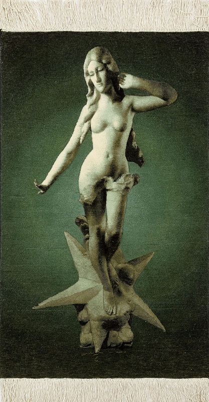 Иранский ковёр из шерсти (08-542/89x55/Картина)